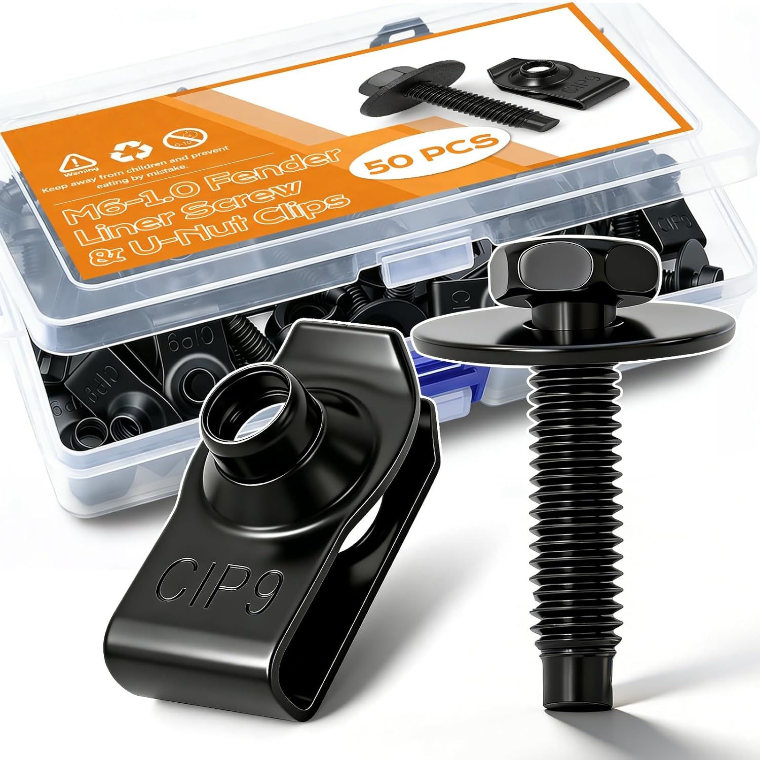 Body Jewelry Retainers - Car Body Bolts U-nut Clips Fastener