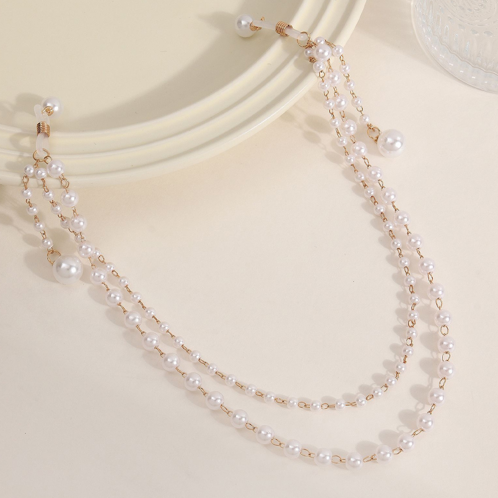 Imitation Pearl Tassel Chest C - Body Jewelry Retainers 评论和价格