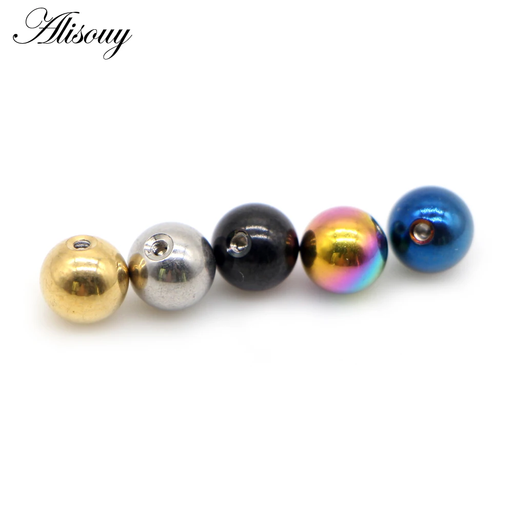 Alisouy 10 Pieces/Lot Stainles - Body Jewelry Replacement Ball 评论和价格