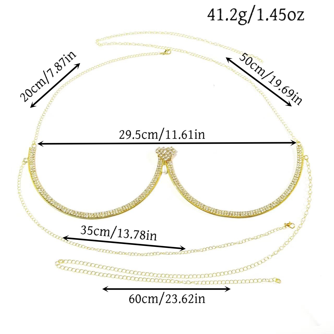 Women's Chest Support Pearl Pe - Body Jewelry Necklace 评论和价格