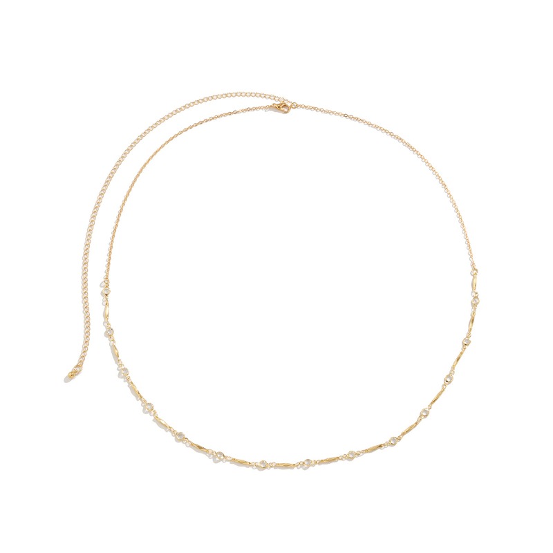Women Dainty Layered Waist Cha - Body Jewelry For You 评论和价格